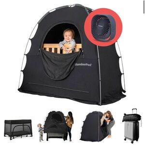 Slumberpod with fan, navy, *hardly used